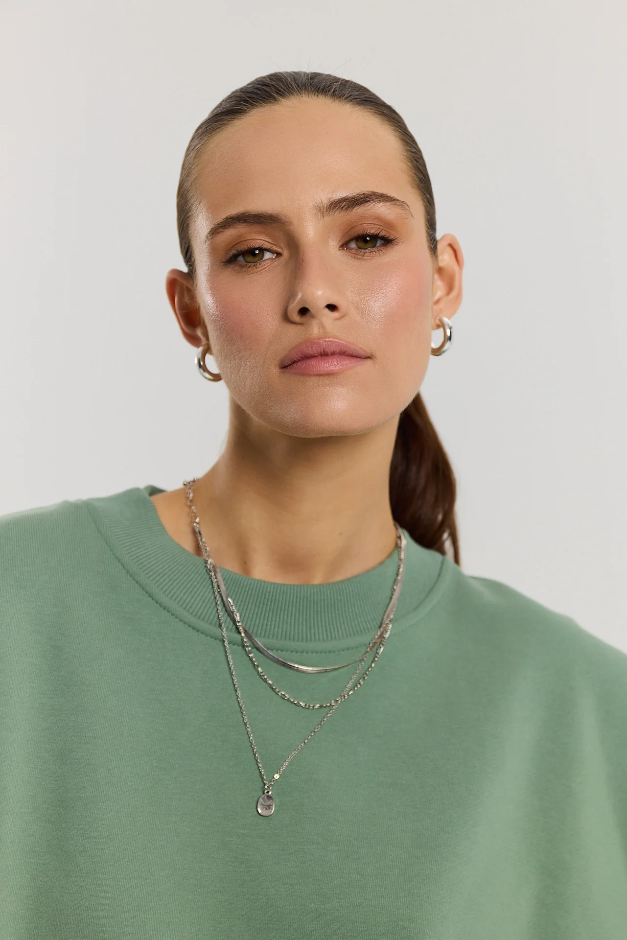 Bluza Boyfriend dark matcha - Image 4