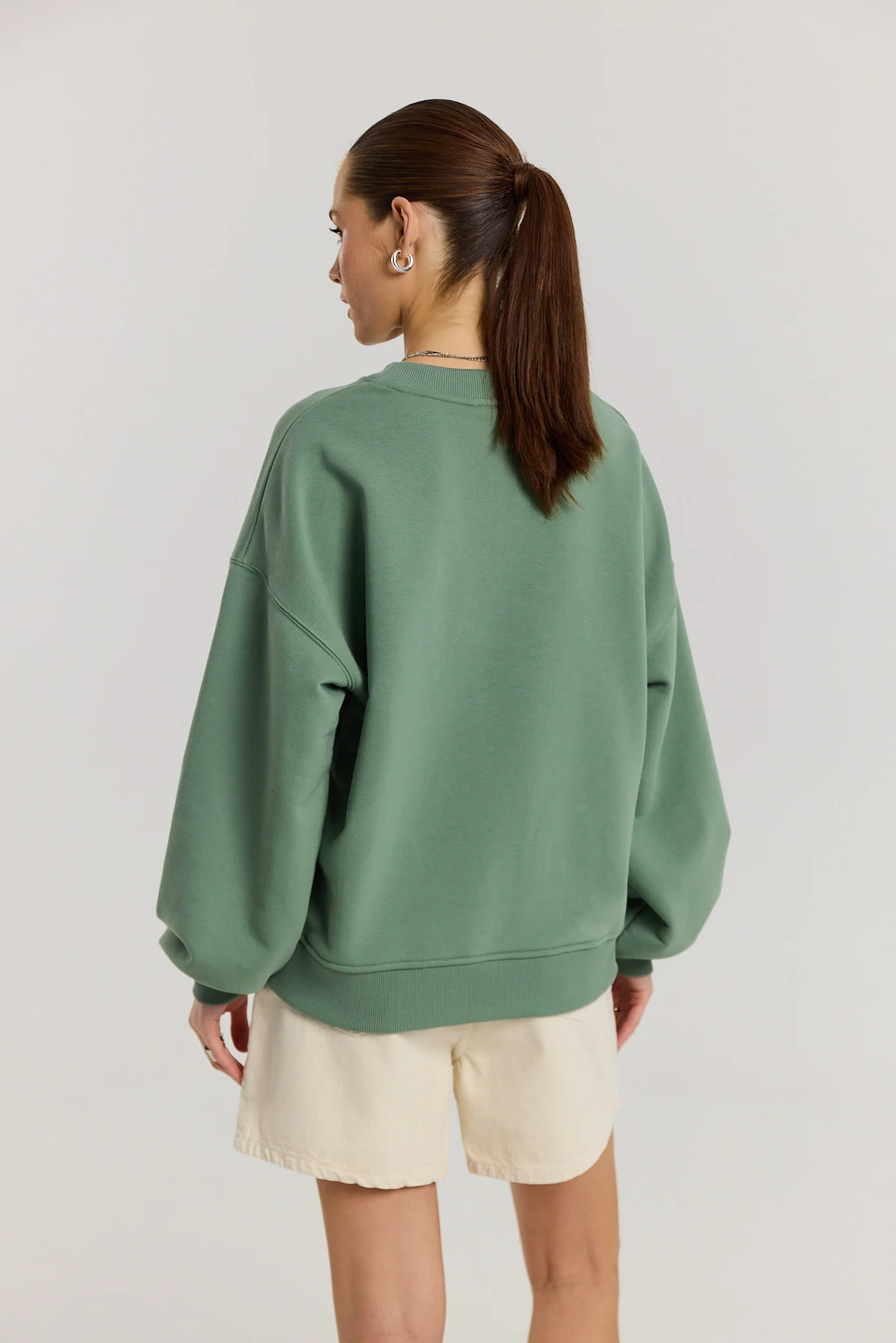 Bluza Boyfriend dark matcha - Image 8