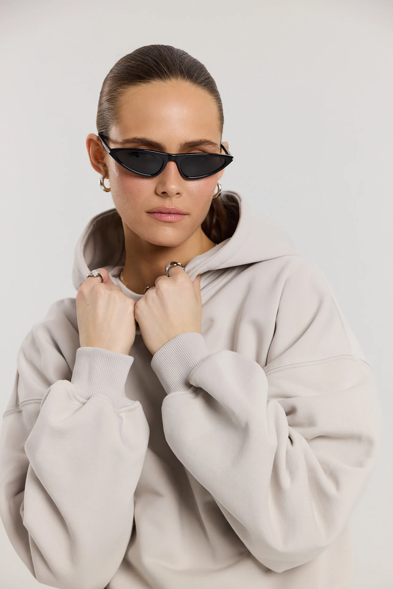 Bluza Boyfriend Hoodie almond milk - Image 13