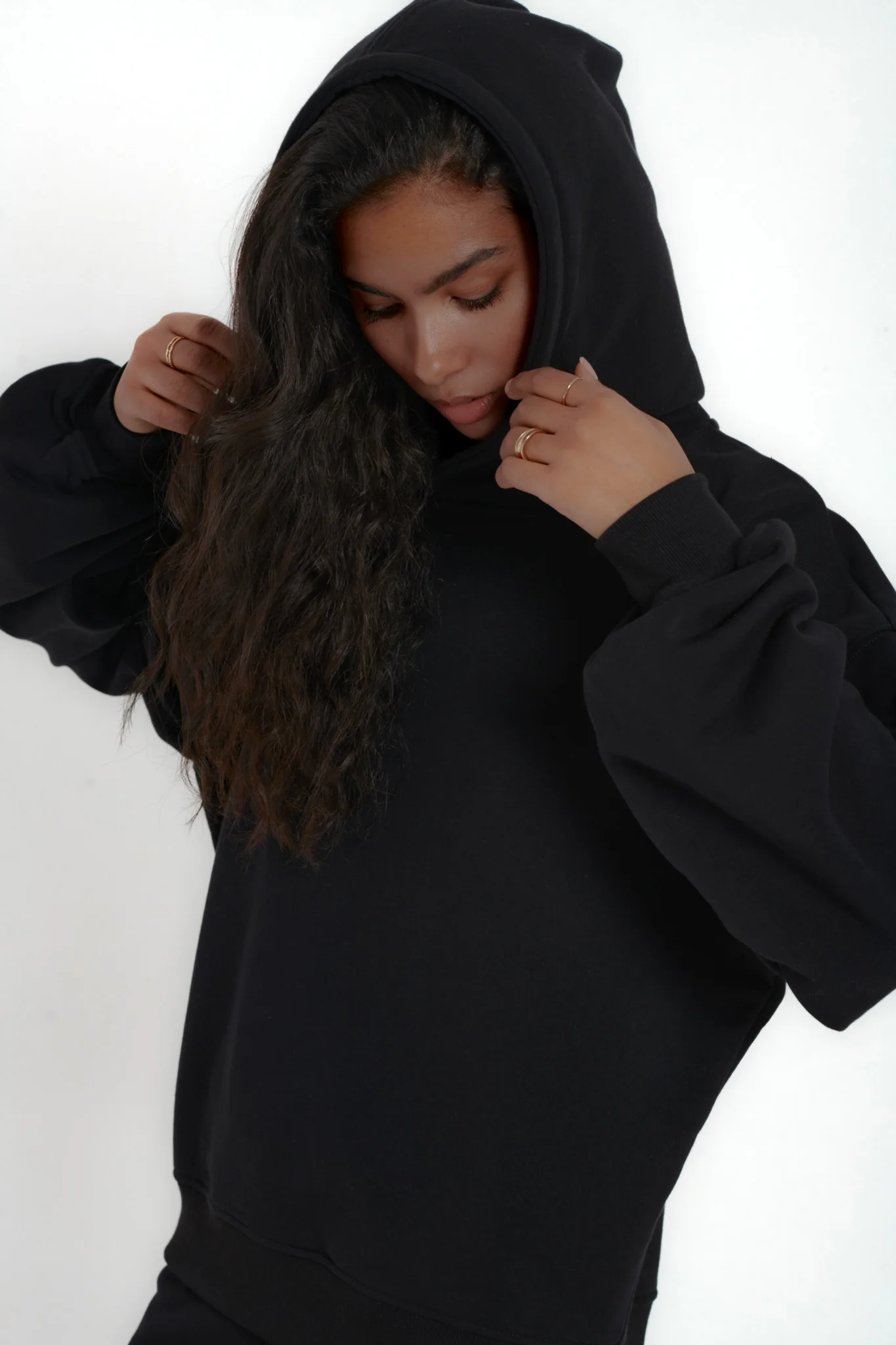 Bluza Boyfriend Hoodie black - Image 3