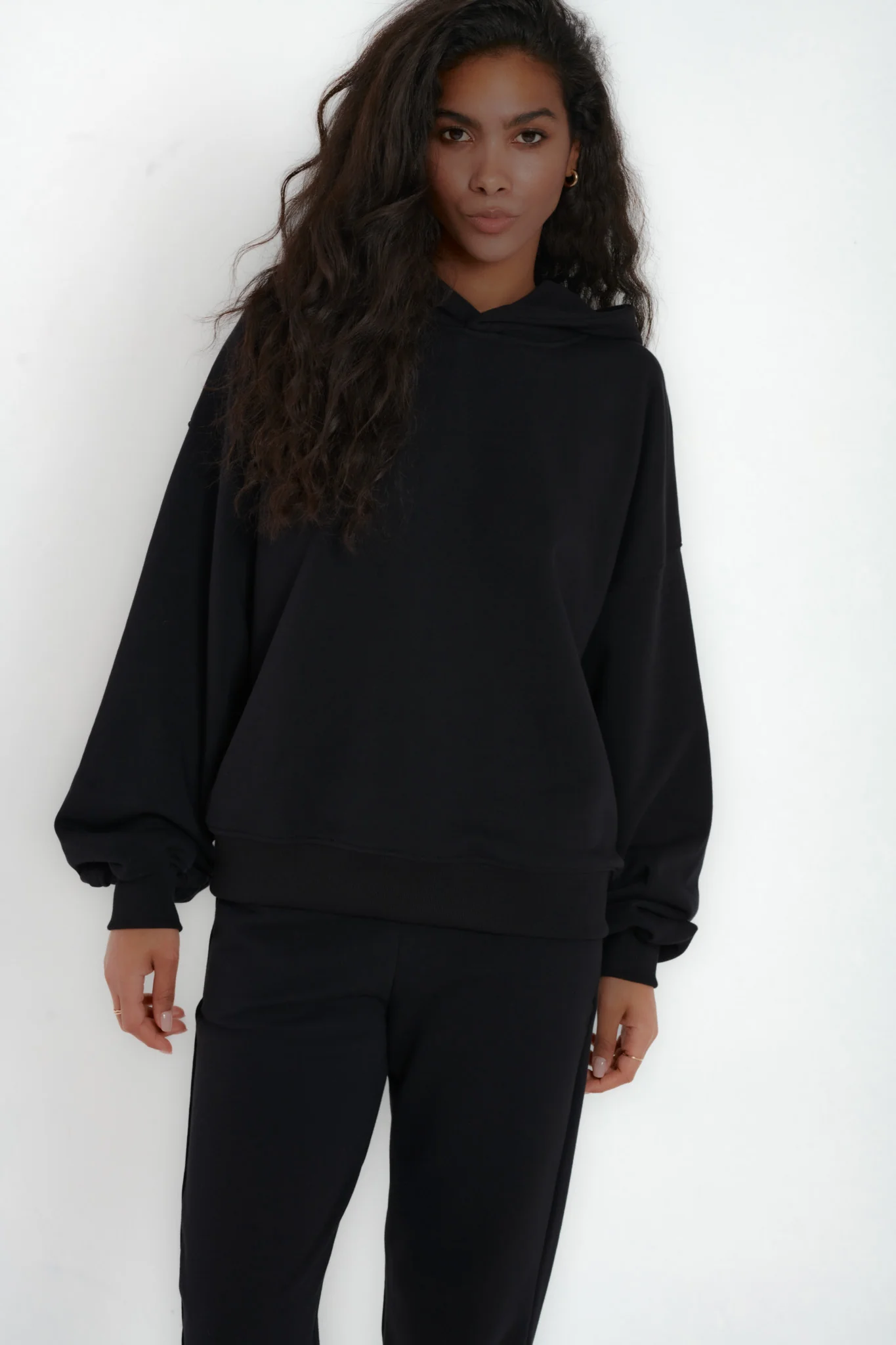 Bluza Boyfriend Hoodie black - Image 4