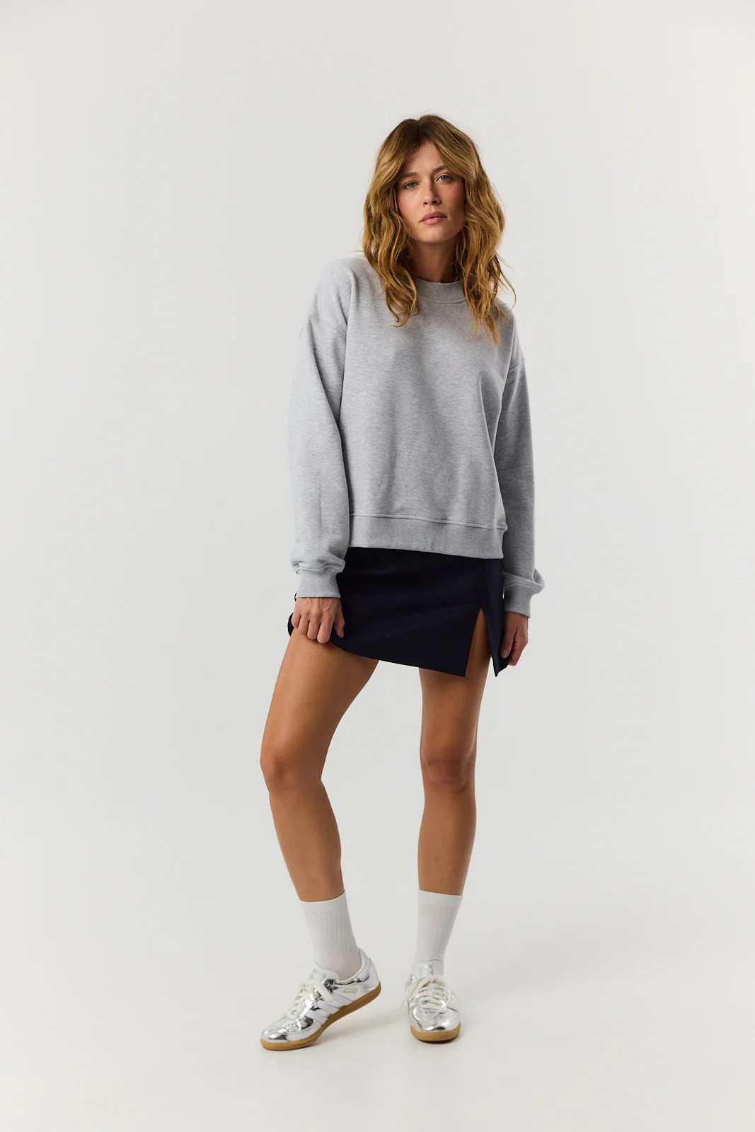 Bluza Chilly light grey melange - Image 4