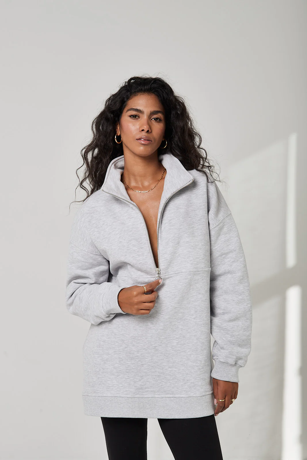 Bluza Frankie light grey - Image 10