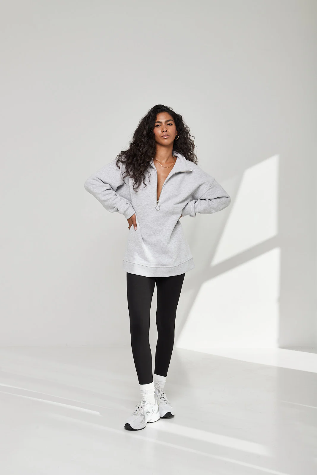 Bluza Frankie light grey - Image 3