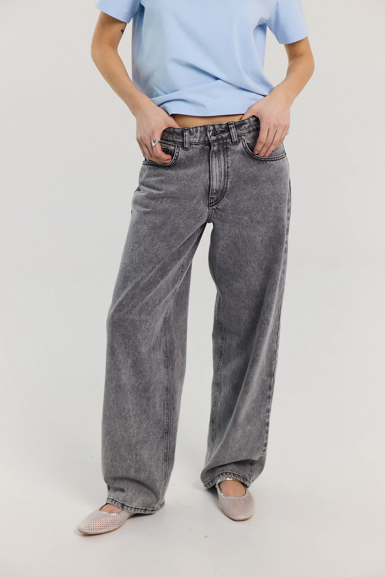Jeansy Parker light grey - Image 5