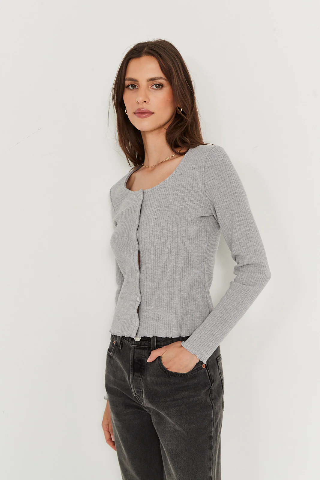 Kardigan Chloe grey - Image 4