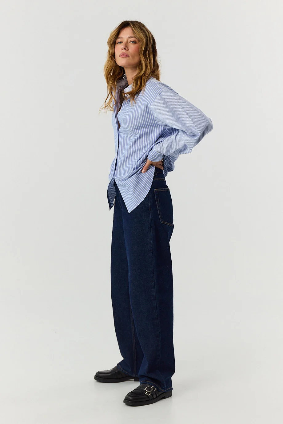 Koszula Agnes blue stripes - Image 6