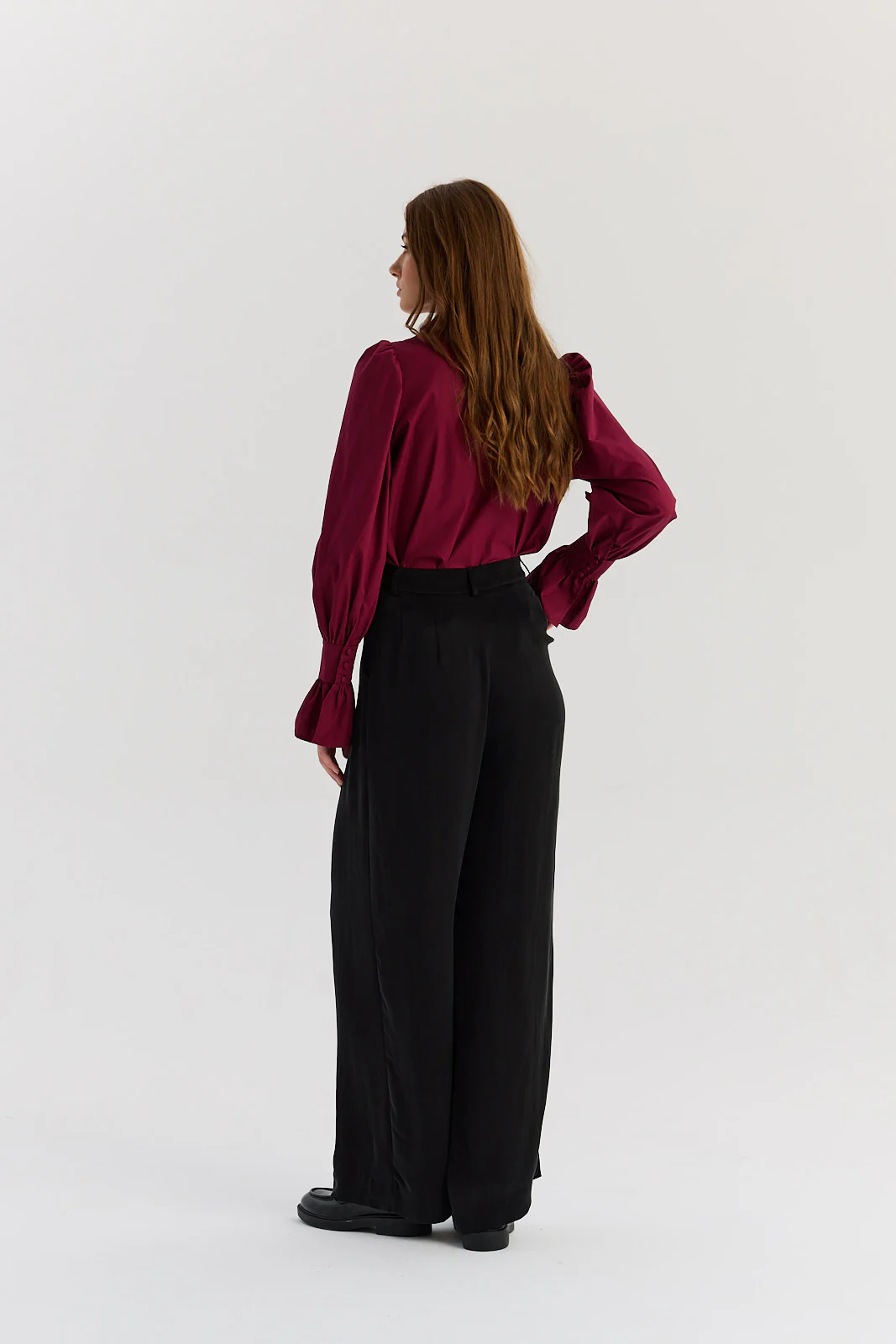 Koszula Emma burgundy - Image 11