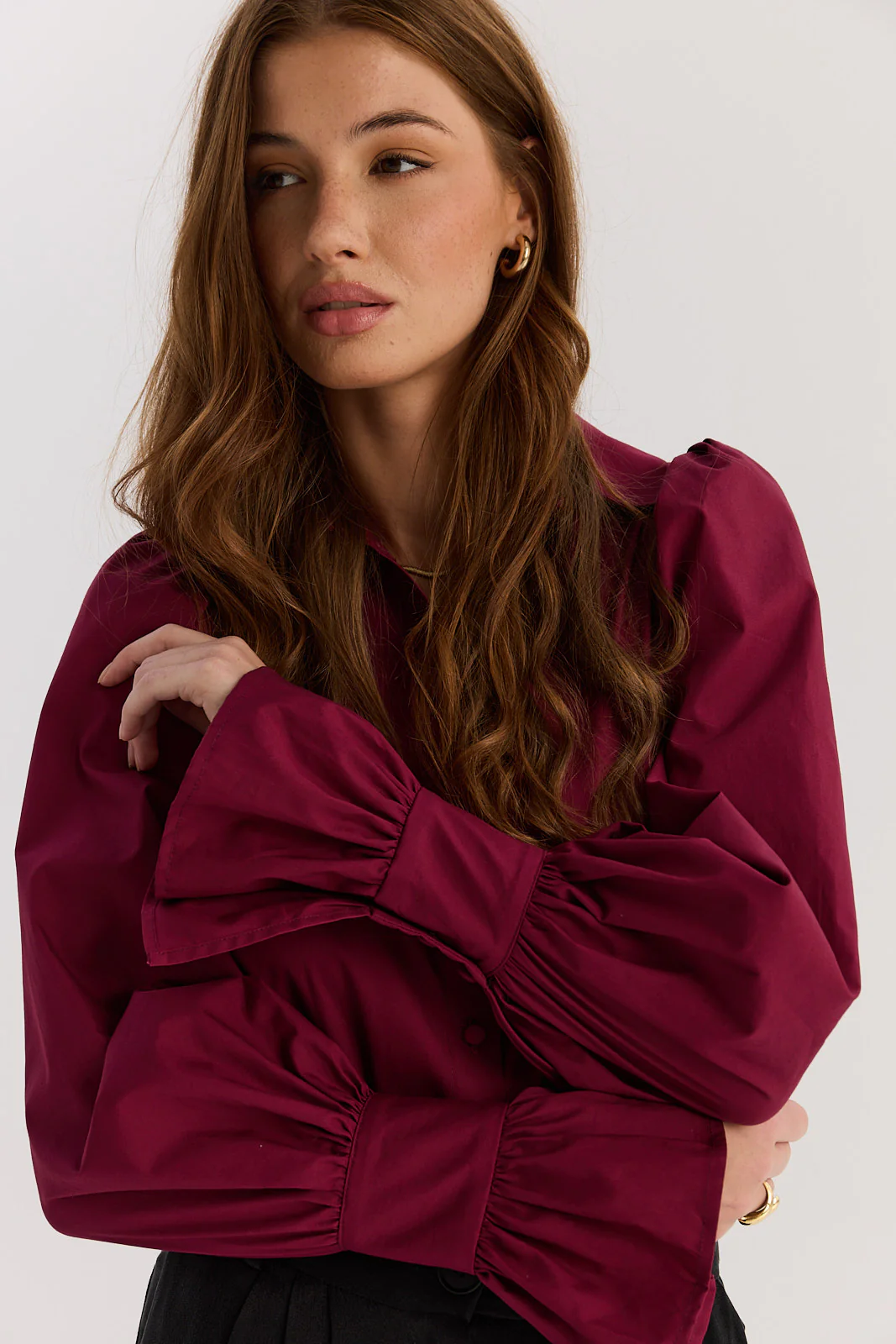 Koszula Emma burgundy - Image 8