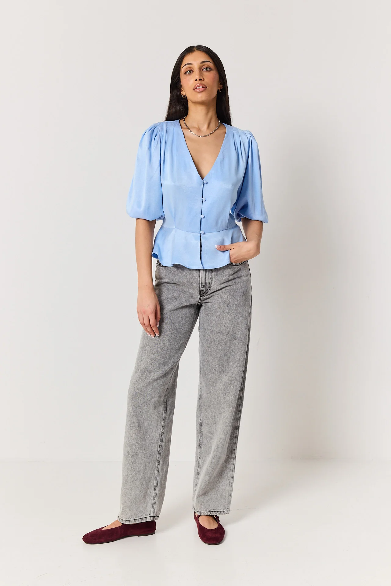 Koszula Margot powder blue - Image 5