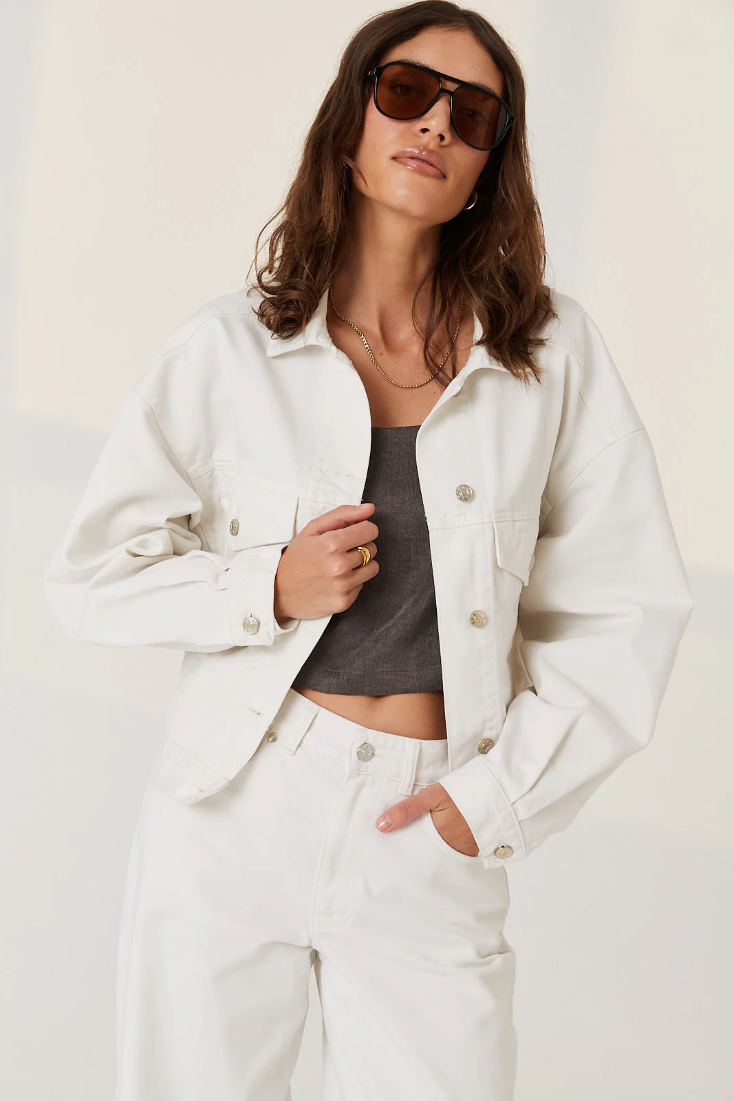 Kurtka Brooklyn white