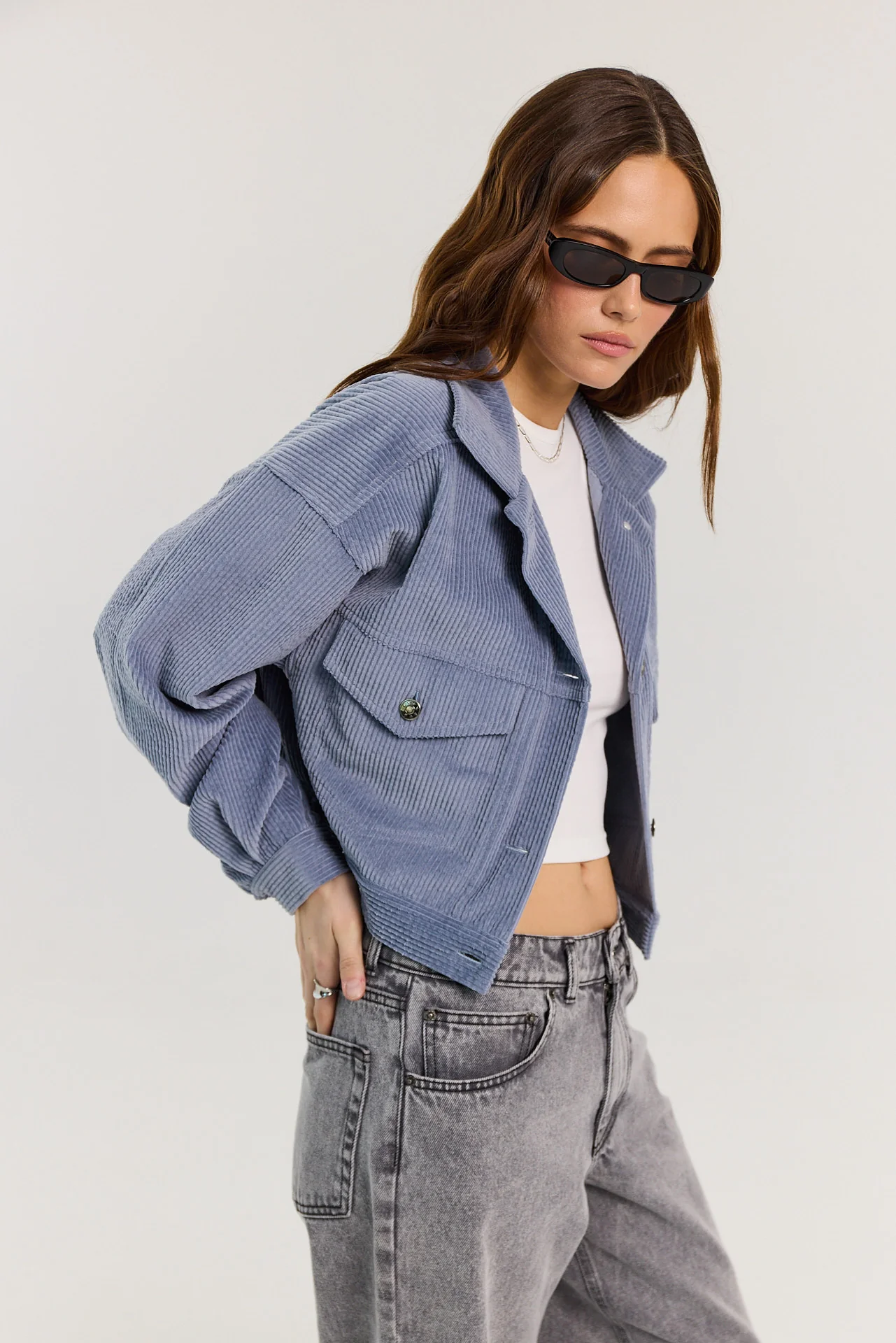 Kurtka Harper powder blue - Image 3