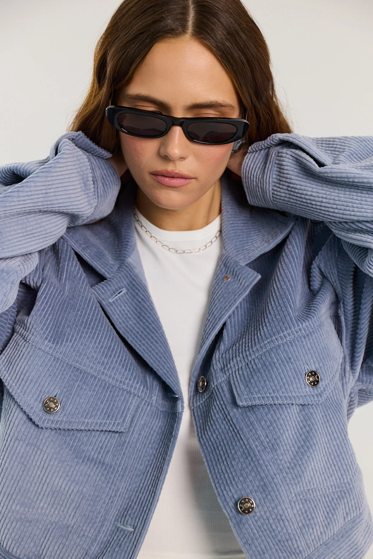 Kurtka Harper powder blue - Image 4