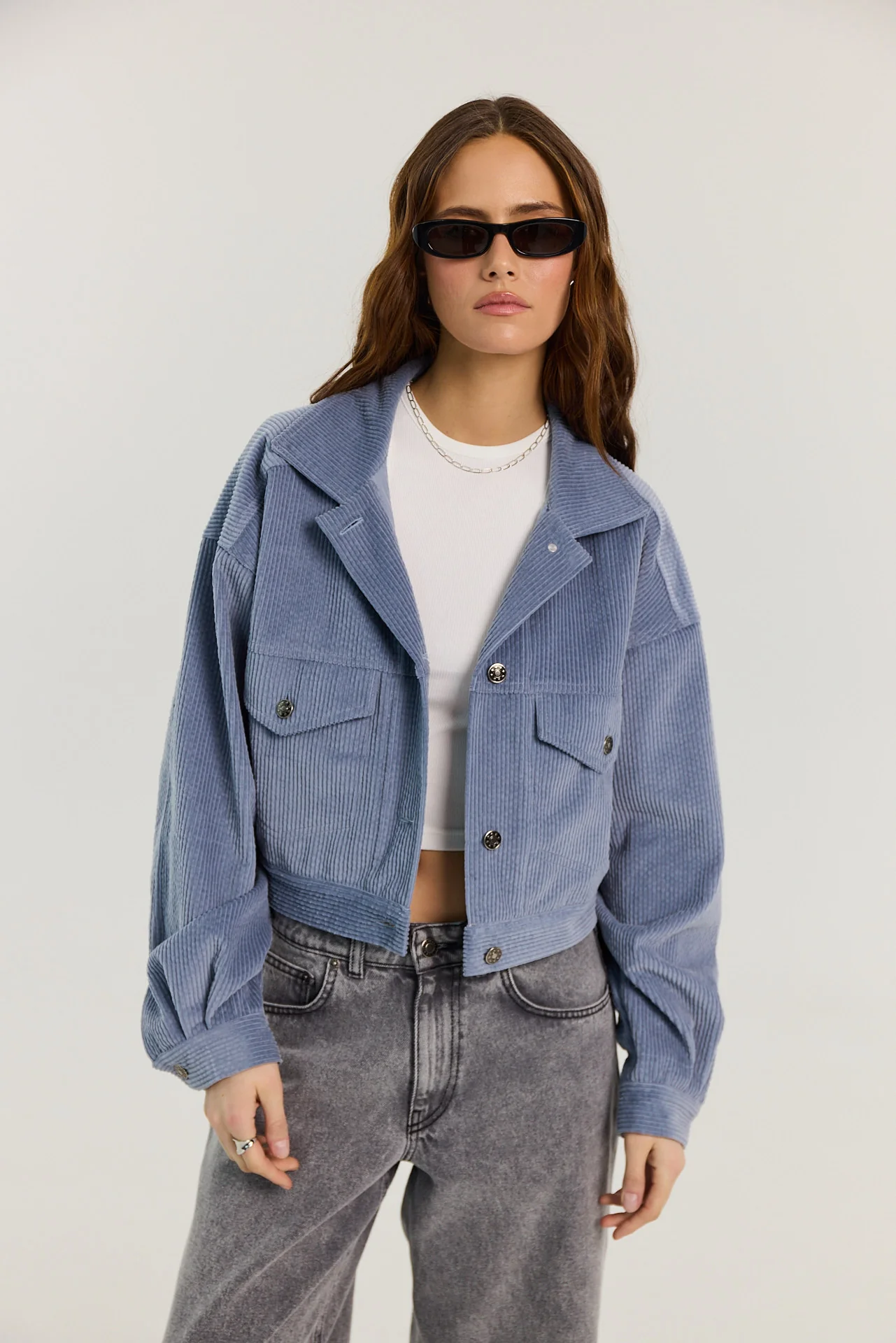 Kurtka Harper powder blue - Image 6