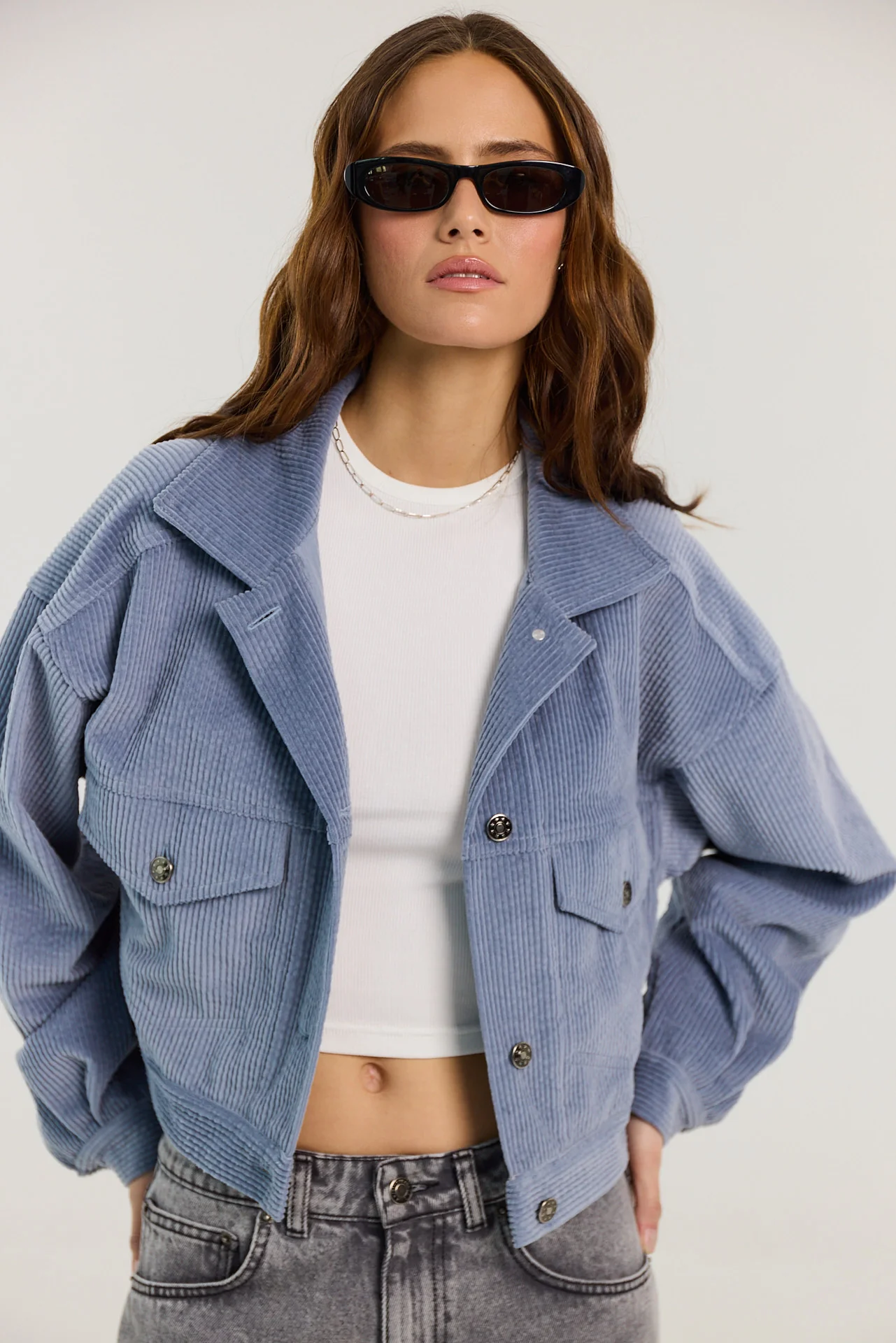 Kurtka Harper powder blue - Image 7