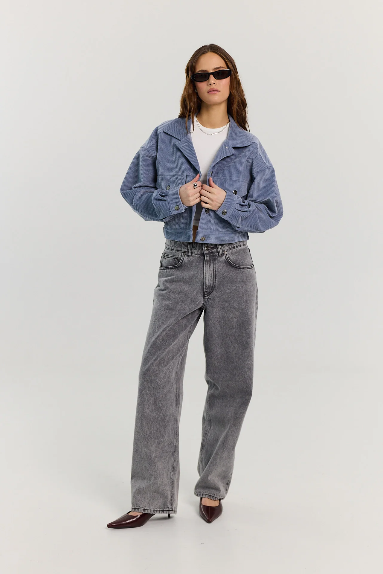 Kurtka Harper powder blue - Image 9
