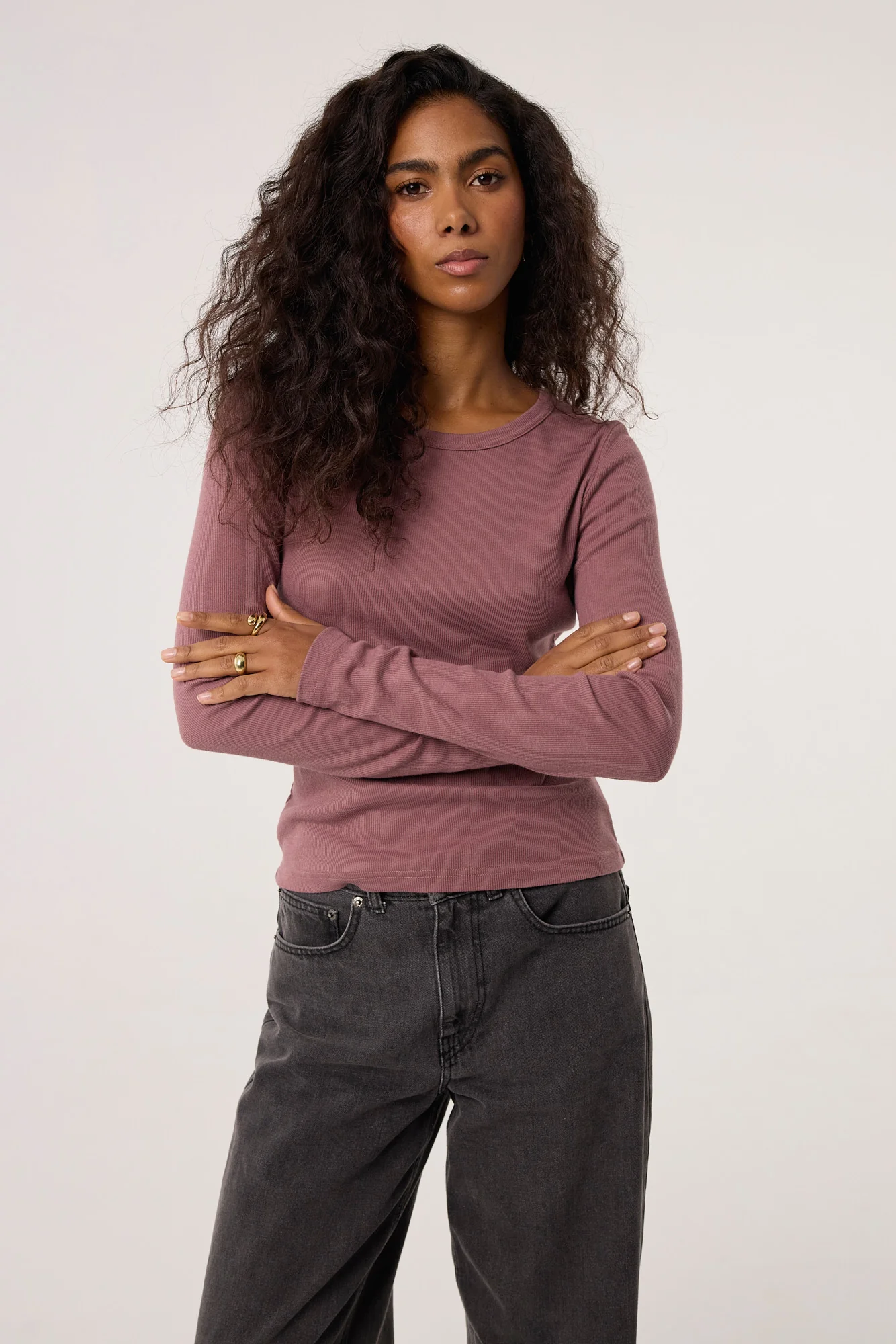 Longsleeve Bamboo dusty pink - Image 8
