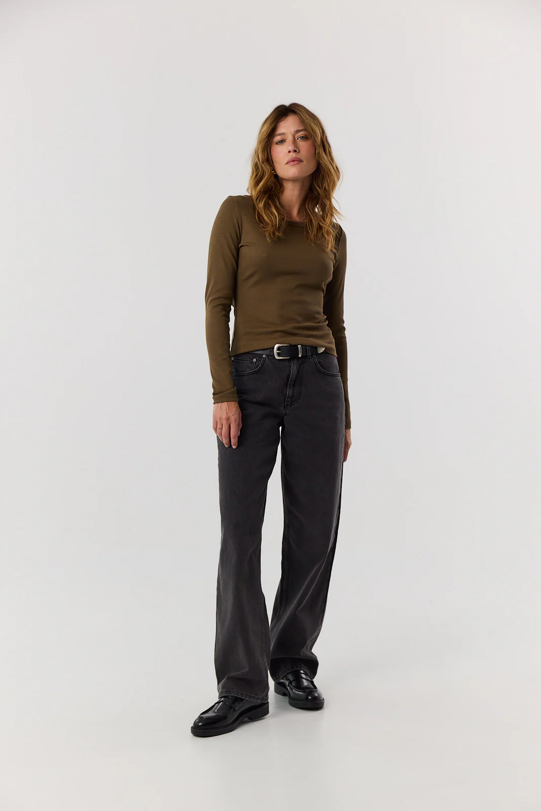 Longsleeve Bamboo khaki - Image 7