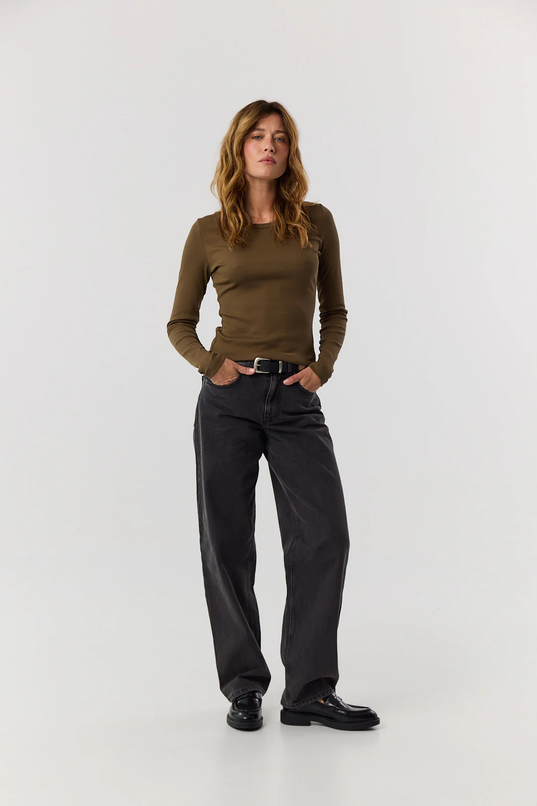 Longsleeve Bamboo khaki - Image 9