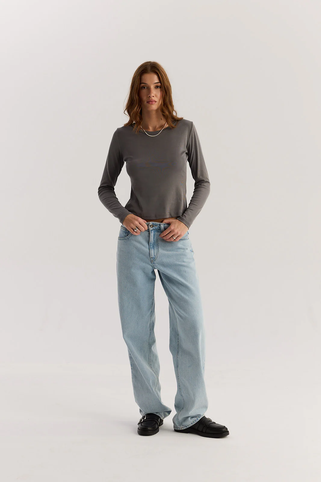 Longsleeve Bowie grey - Image 2