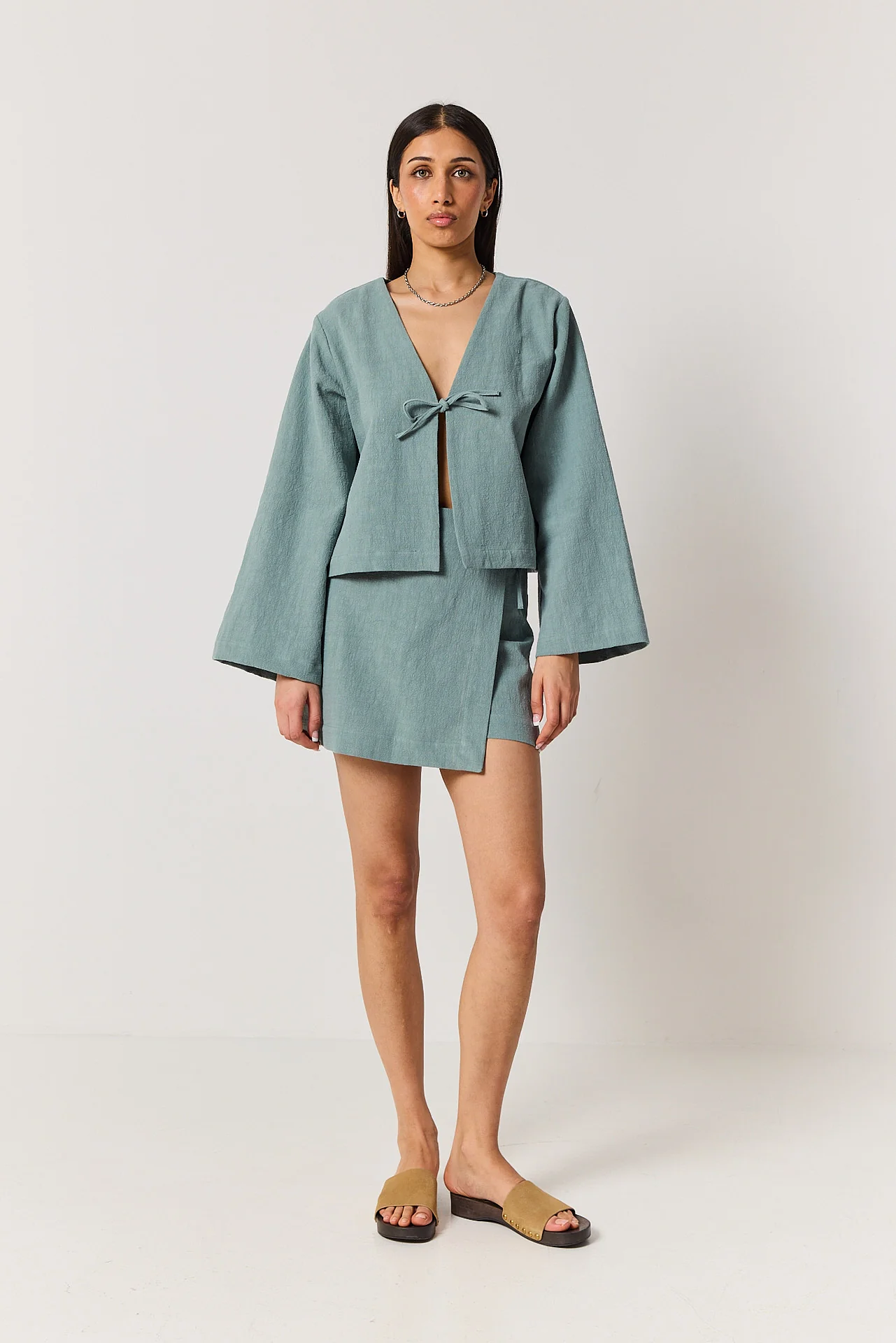 Spódnica Scarlett smoky green - Image 2