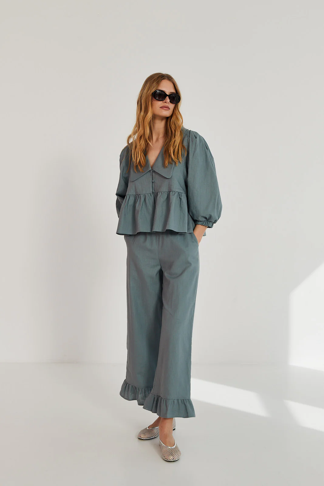 Spodnie Penny sea green - Image 6