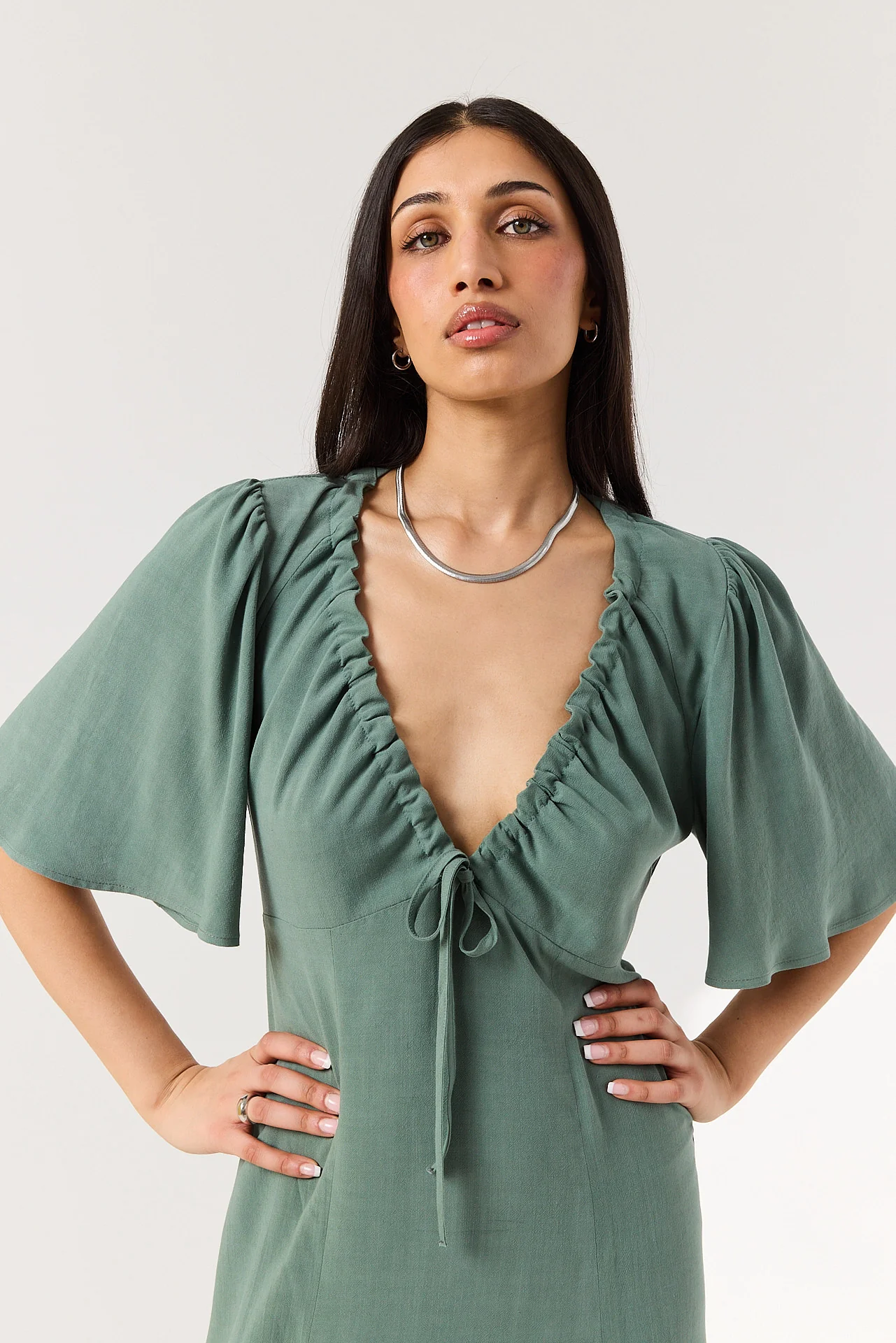 Sukienka Alessa smoky green - Image 4