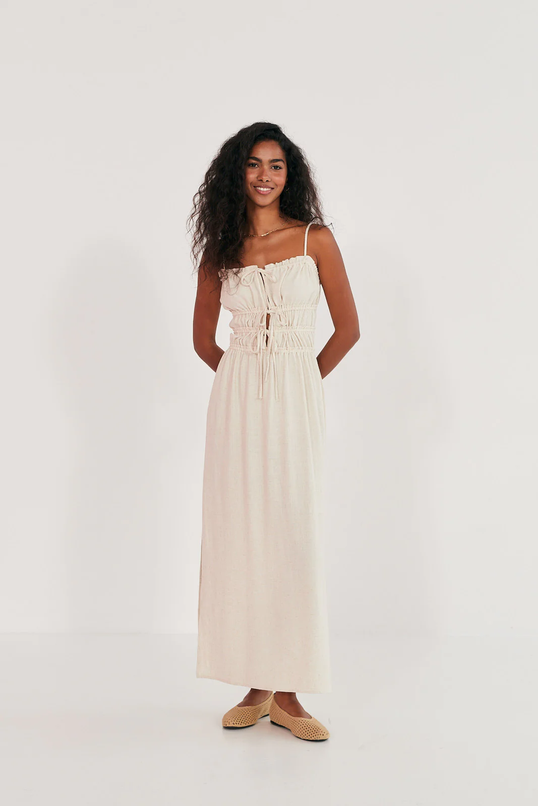 Sukienka Sienna ecru - Image 3