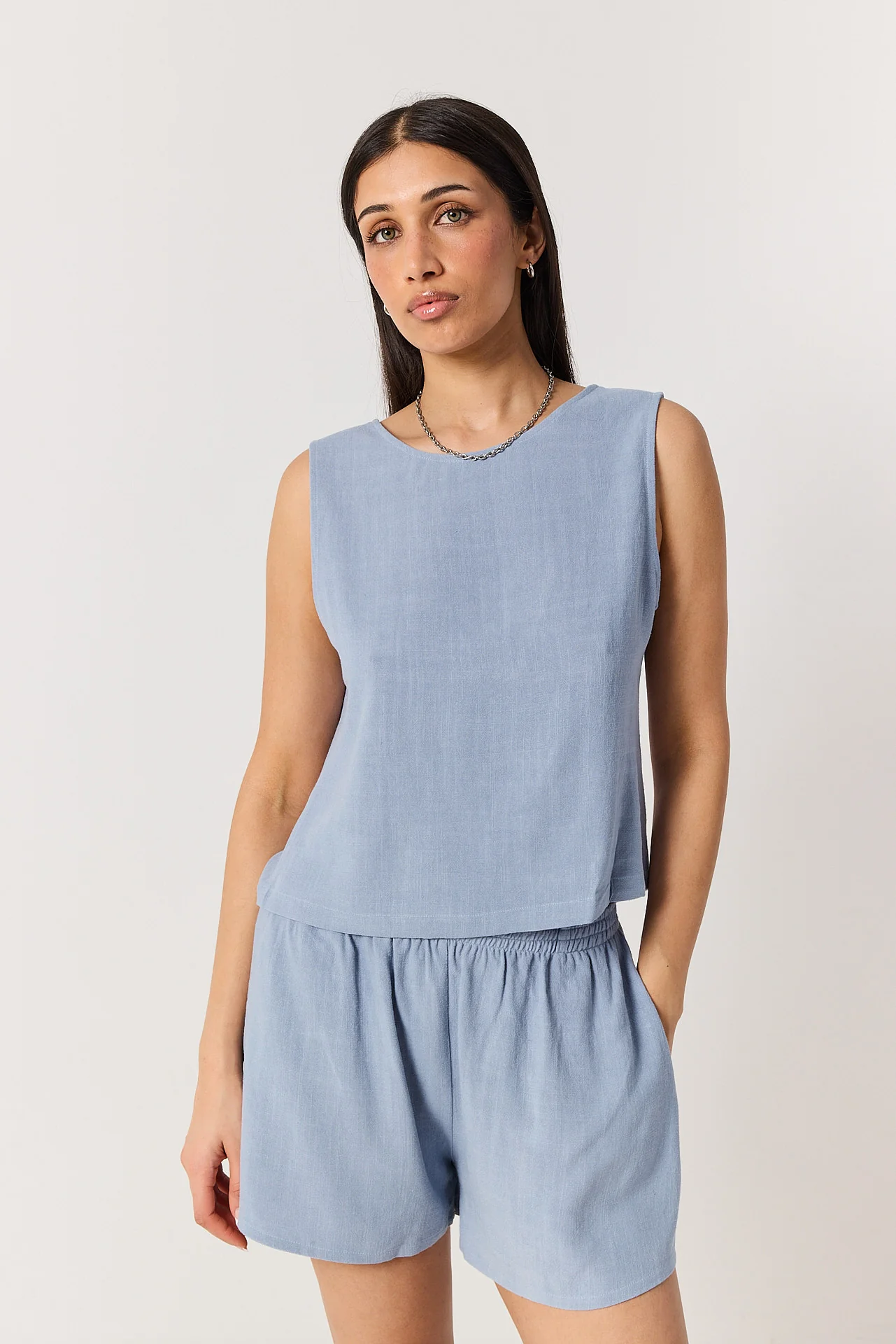 Szorty Lynn powder blue - Image 9