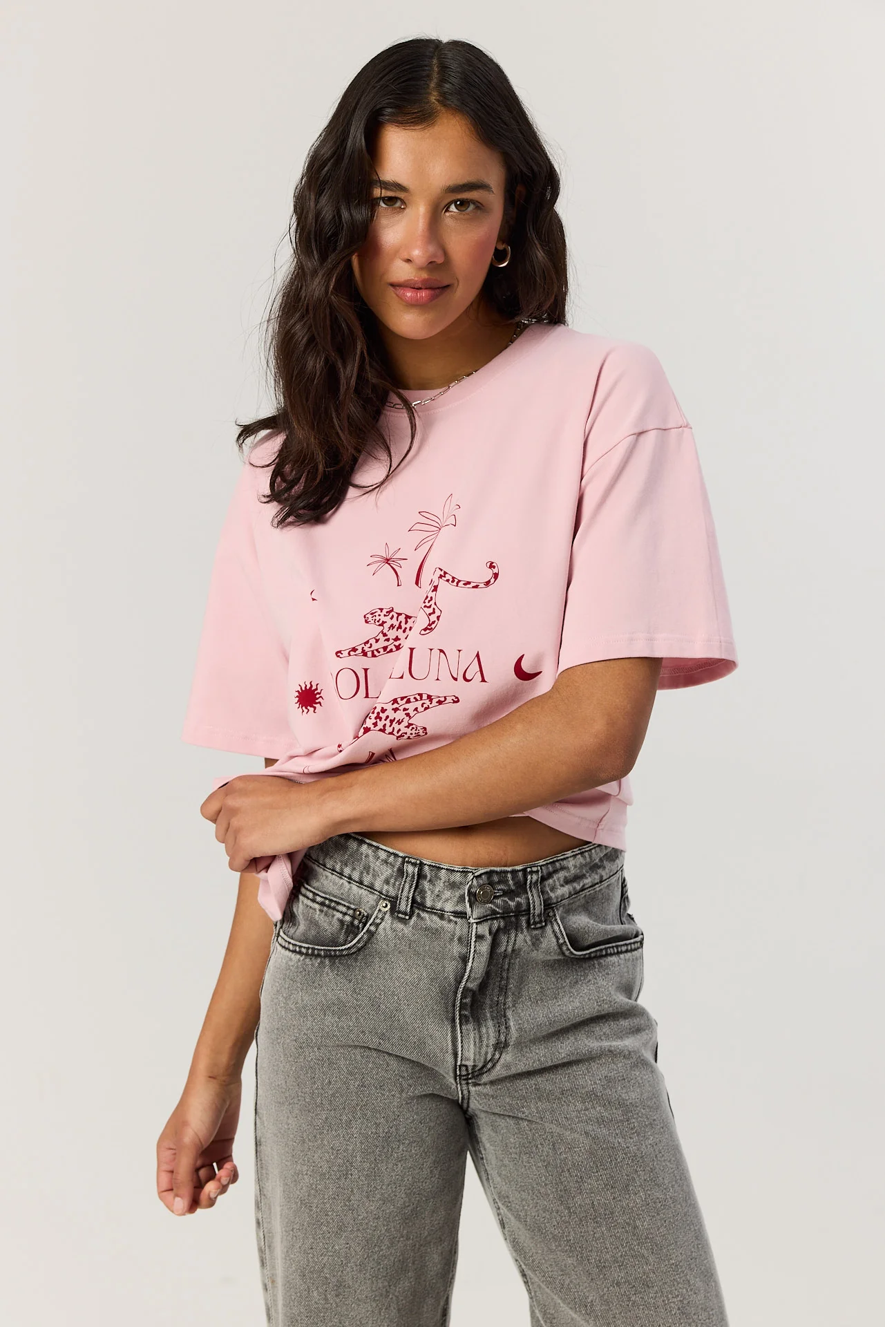 T-shirt Leo smoky pink - Image 8