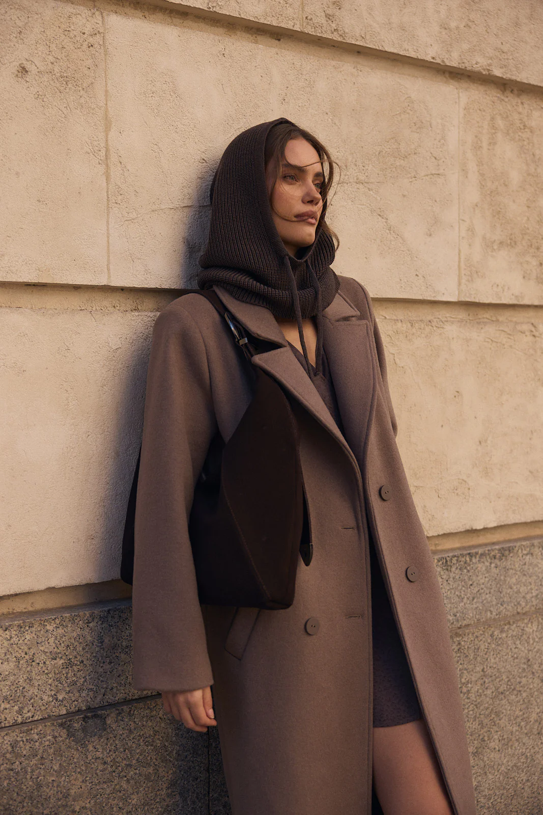 Torebka Devon suede chocolate - Image 3